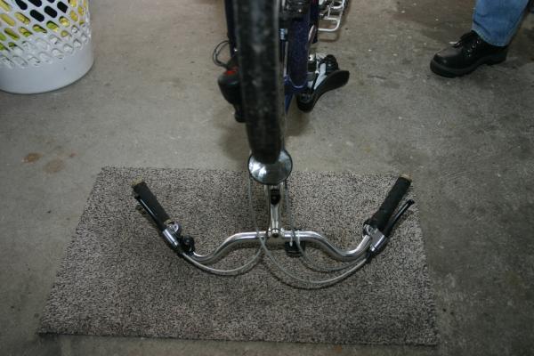 Lekke fietsband plakken