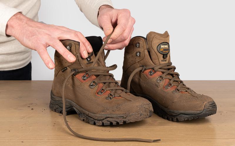 Removing dirt and mud