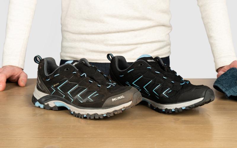 Impregnating the shoes