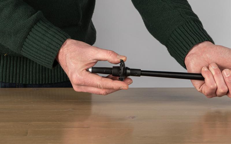Removing the basket and lower stick section