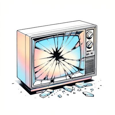 Broken TV